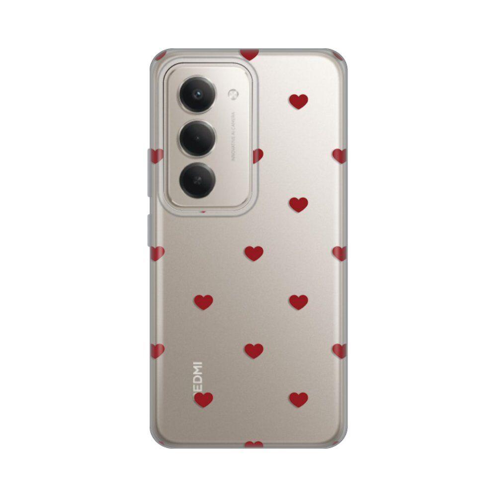 Maska za Xiaomi Redmi 15 4G Hearts  Print, Šarena
