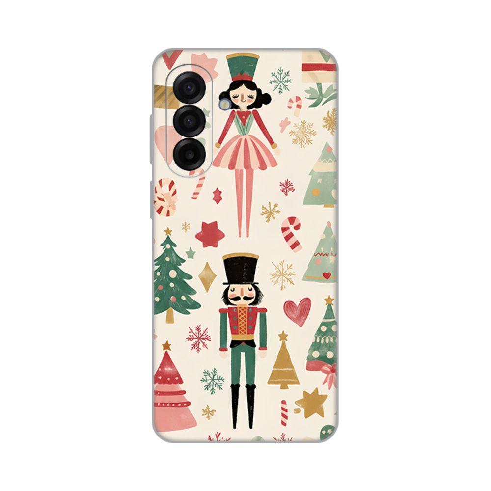 Maska za Samsung Galaxy A17 Vintage Christmas  Print A175F, Šarena