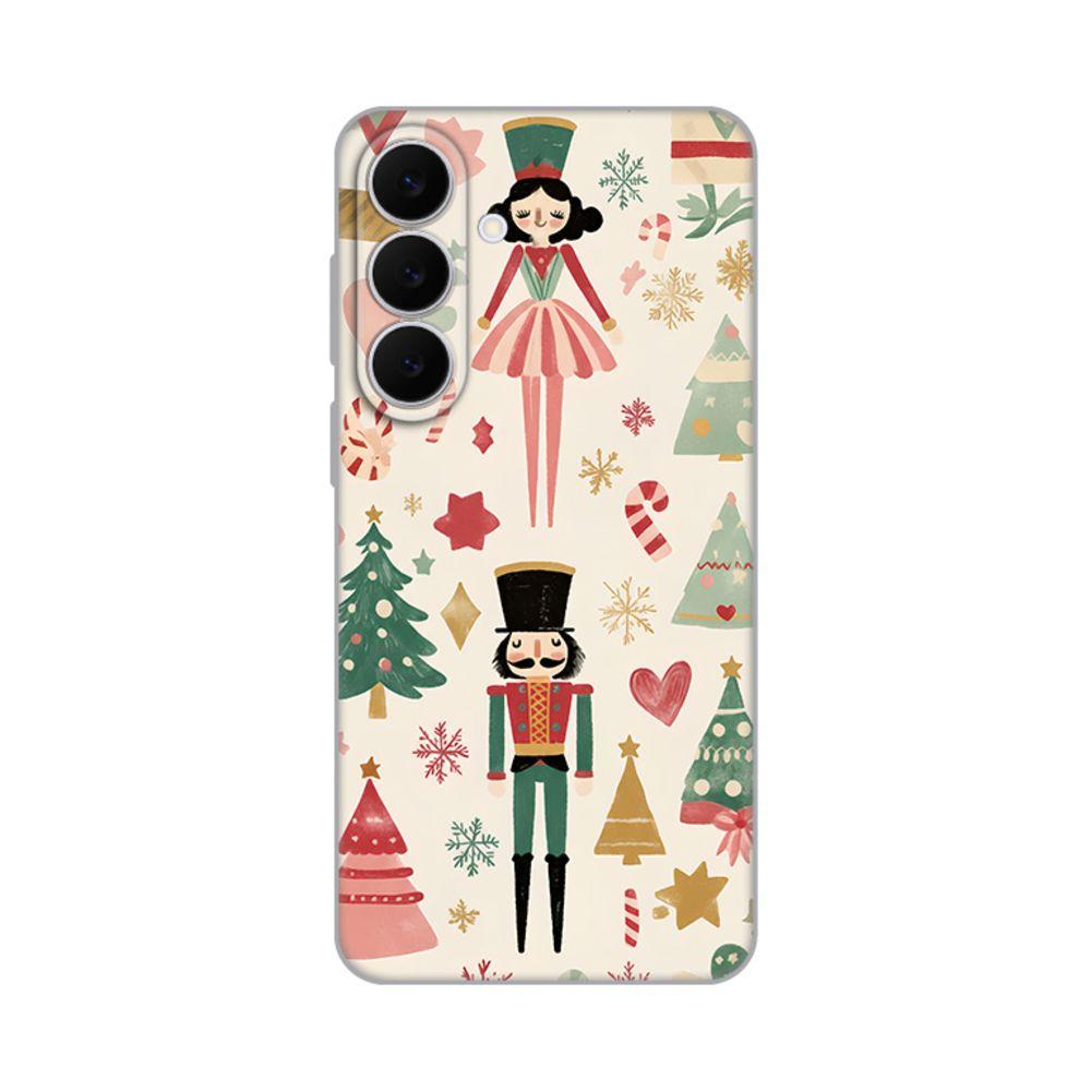 Maska za Samsung Galaxy S25 Fe Vintage Christmas  Print S731B, Šarena
