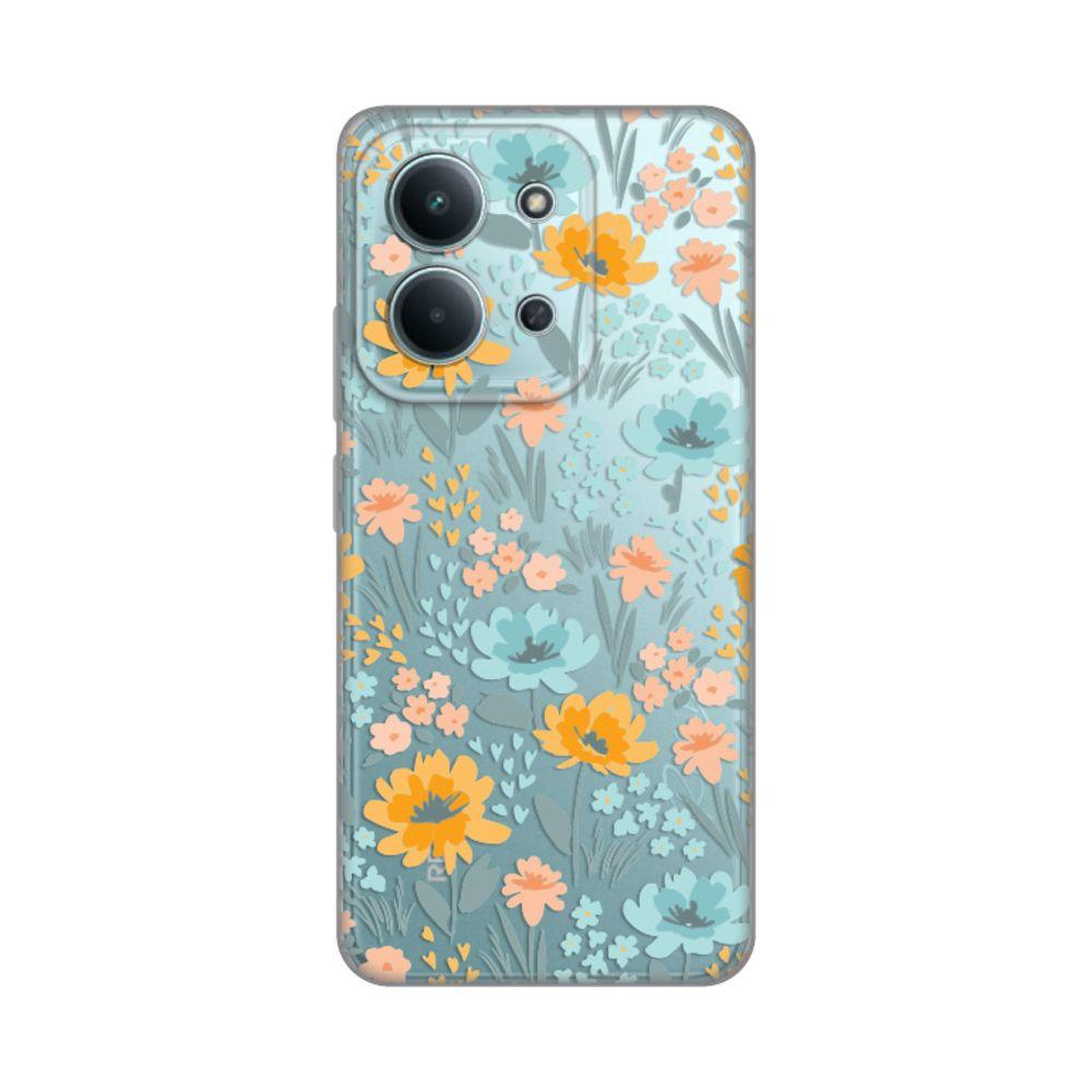 Maska za Xiaomi Redmi 15C 4G Lovely Flowers  Print Skin, Šarena