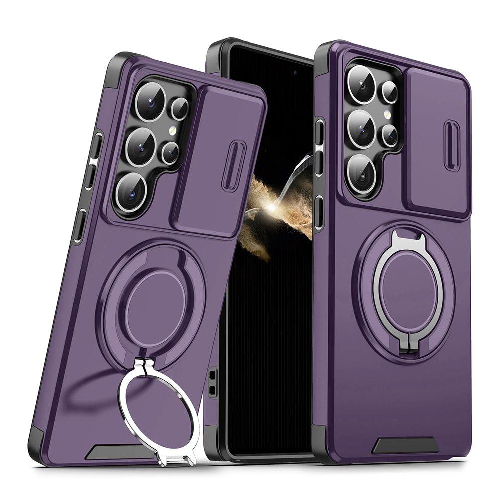 Teracell Maska za Samsung Galaxy S26 Ultra S948B CamShield Ring Stand, Ljubičasta