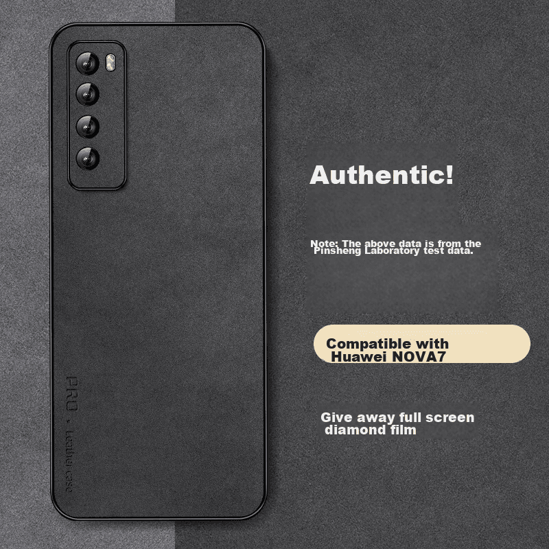 Shangsu  Maska za mobilni telefon Huawei Nova 7, Crna