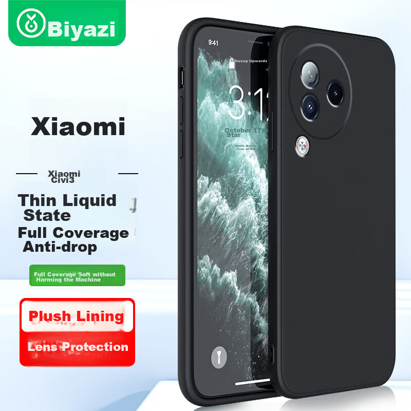 Biaze Maska za mobilni telefon Xiaomi Civi 3, Crna