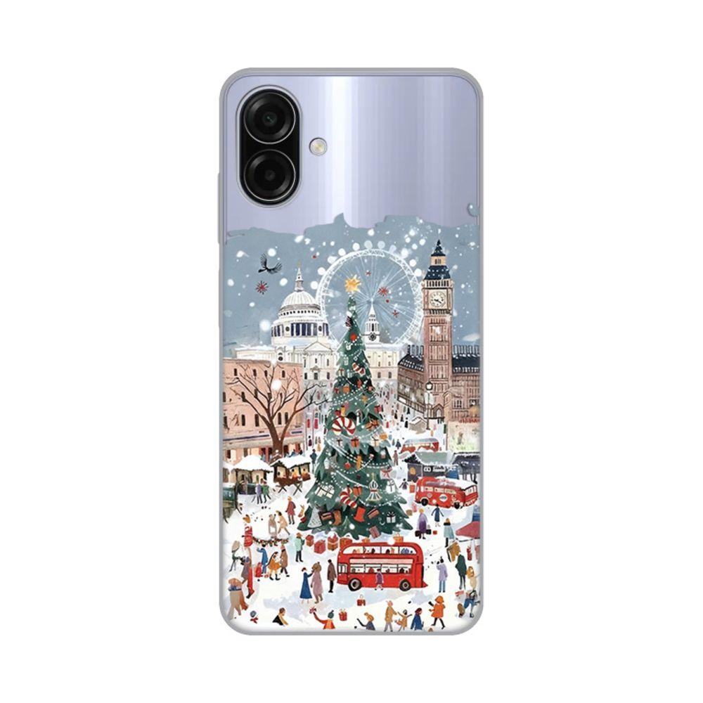Maska za Samsung Galaxy A07 Christmas Town  Print Skin A075F, Šarena