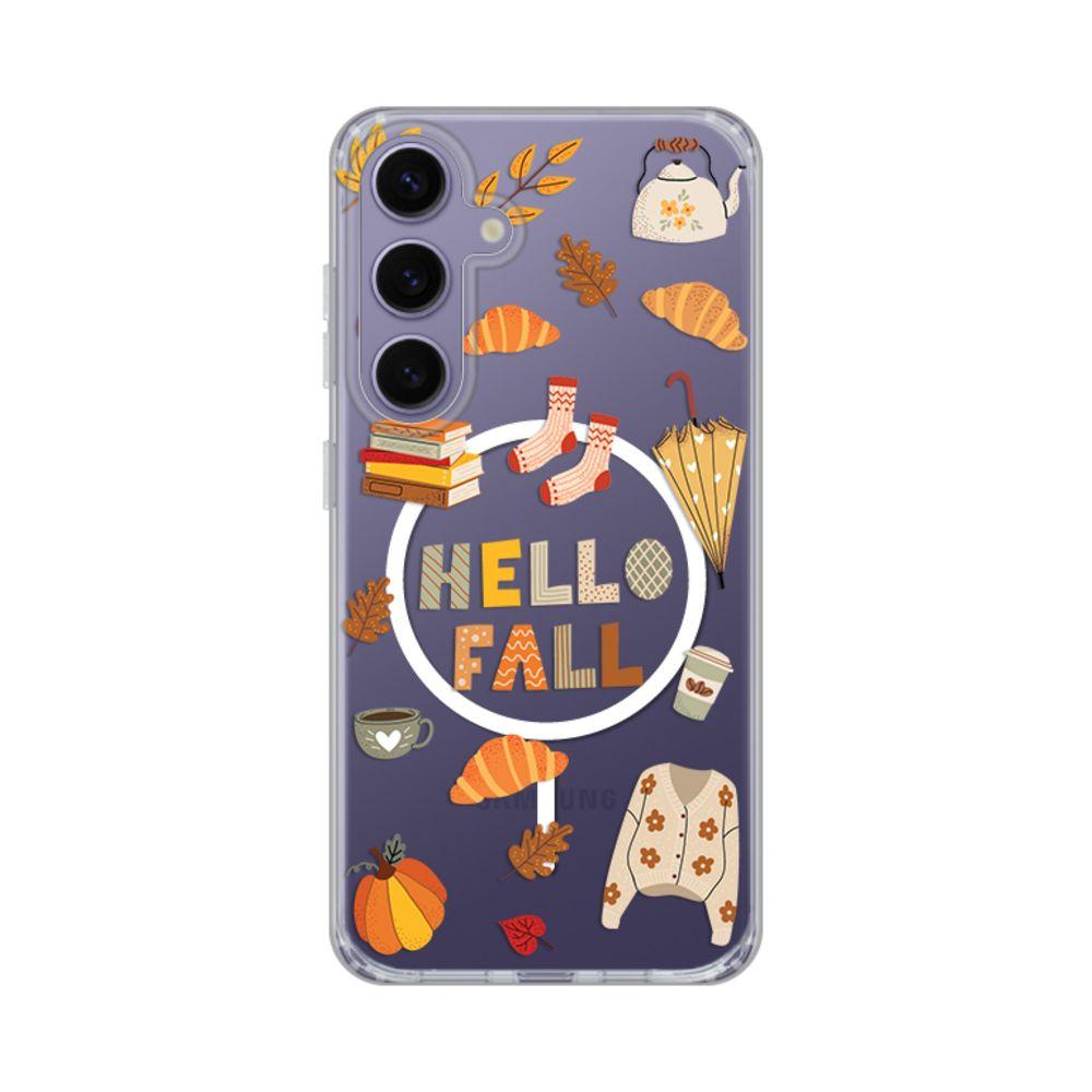 Maska za Samsung Galaxy S24 Hello Fall Print Magsafe S921B, Šarena