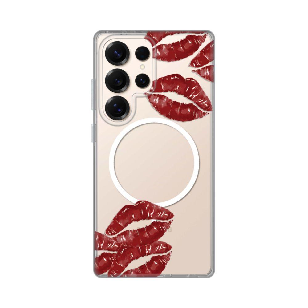 Maska za Samsung Galaxy S25 Ultra Kisses Print Magsafe S938B, Šarena