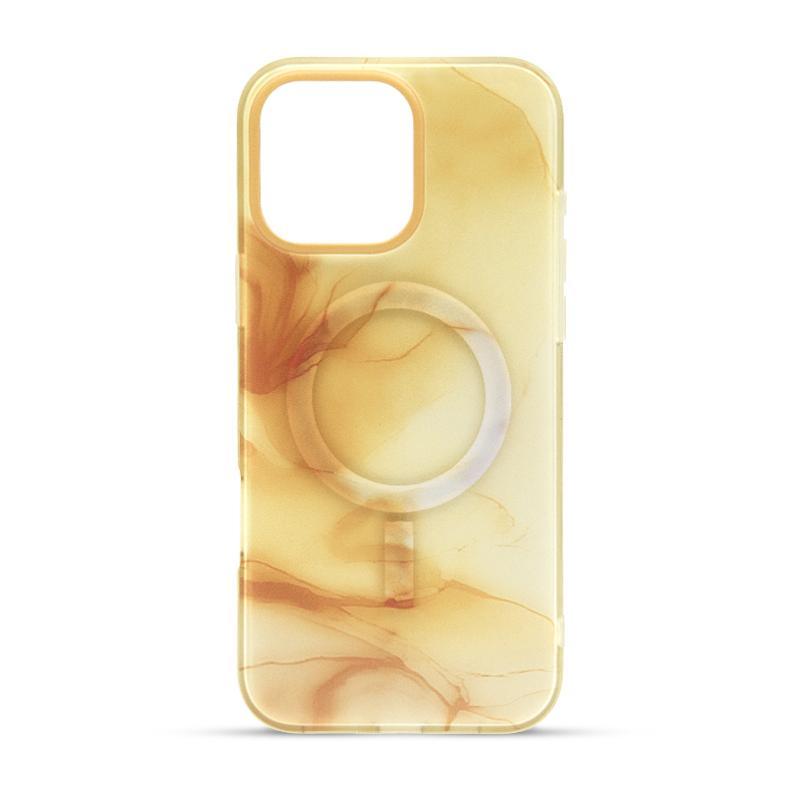 Futrola Mikalen Magsafe Glow za Iphone 16 Pro Max DZ5, Žuta