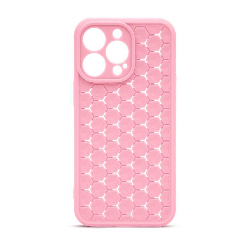 Futrola Honeycomb Color za Iphone 13 Pro, Roze