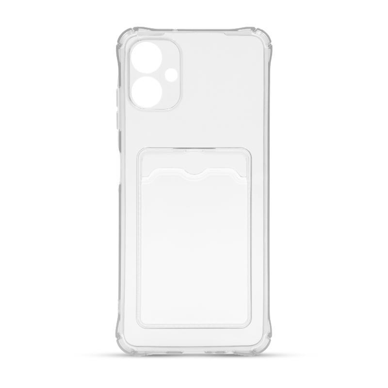 Futrola Clear Wallet za Samsung A06, Bela