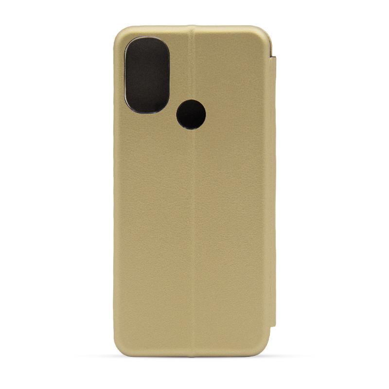 Futrola Royal Flip Cover za Motorola E30, Zlatne boje
