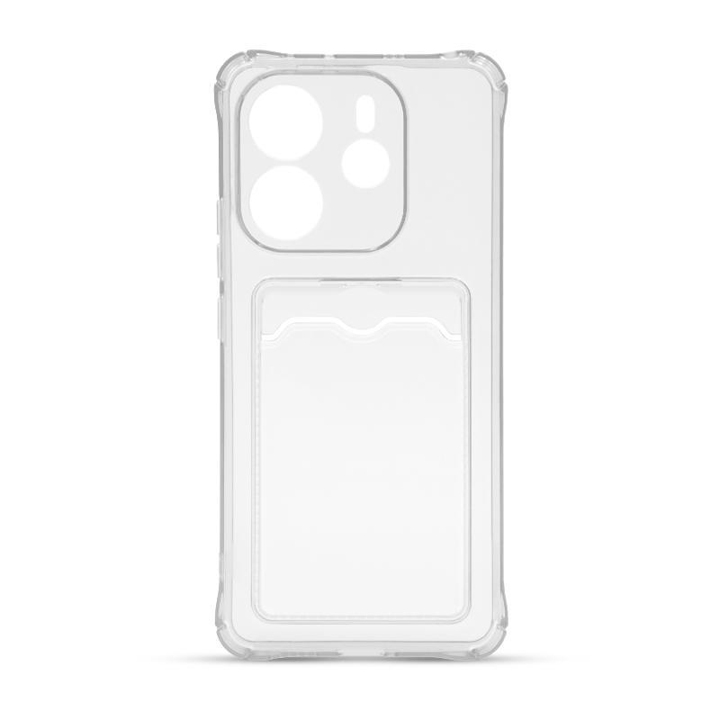 Futrola Clear Wallet za Xiaomi Redmi Note 14 4G, Bela