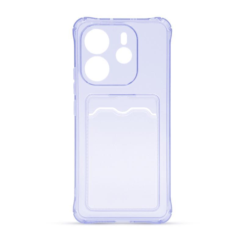 Futrola Clear Wallet za Xiaomi Redmi Note 14 4G, Ljubičasta