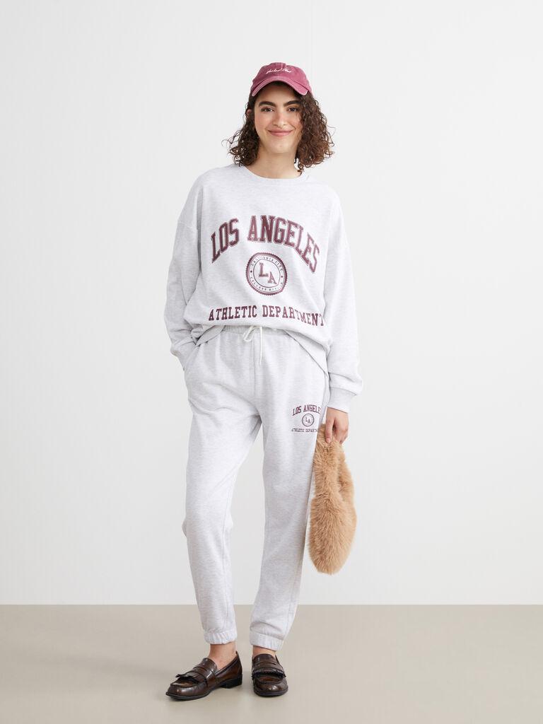 LC Waikiki Ženski donji deo trenerke W54730Z8-CY9, Sivi