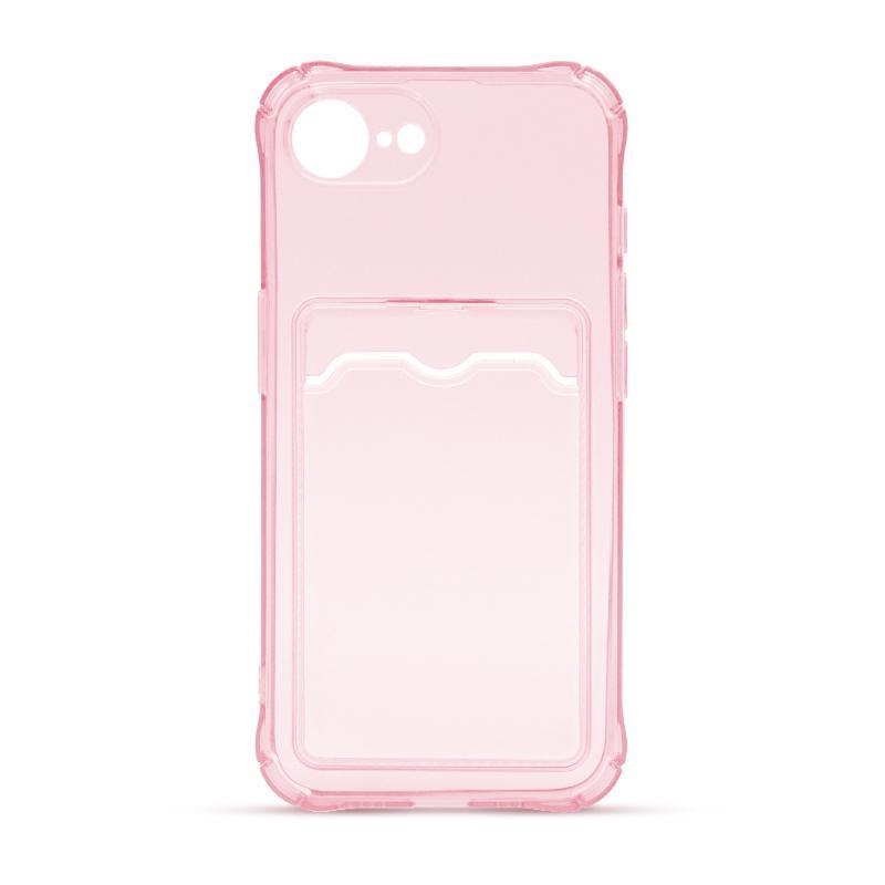 Futrola Clear Wallet za Iphone 16E, Roze