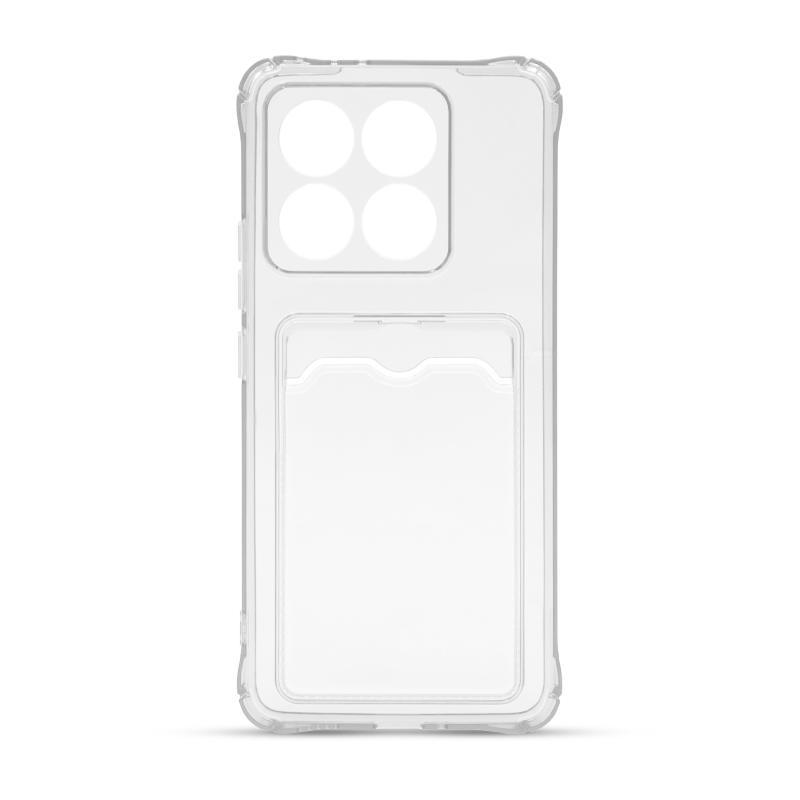 Futrola Clear Wallet za Xiaomi Redmi 14T 4G, Bela