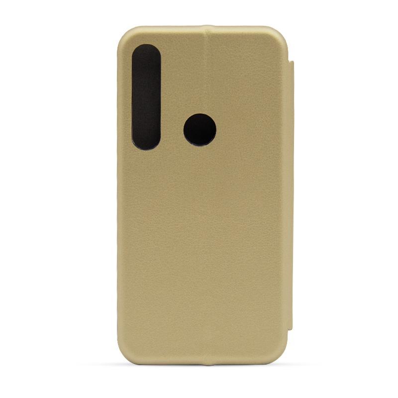 Futrola Royal Flip Cover za Motorola G8 Plus, Zlatne boje