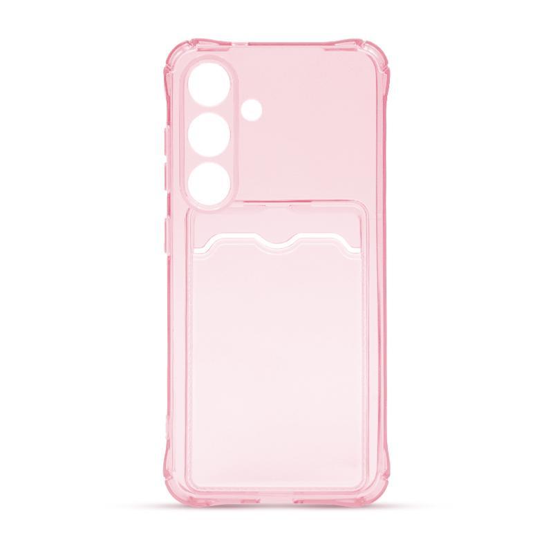 Futrola Clear Wallet za Samsung S25, Roze