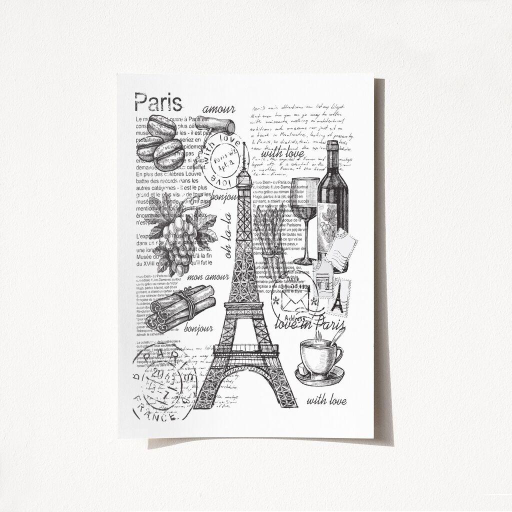 Wallity Poster Paris-2028, 50x70 cm