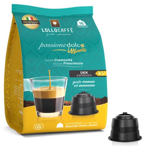 Lollo Caffe Kapsule za kafu Dolce Gusto Dek, 16 kapsula