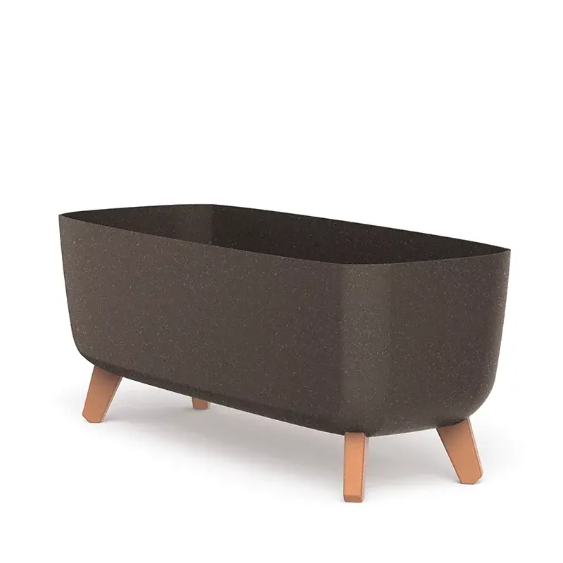 Gracia Dekorativna saksija Case Eco Wood L600W , Braon