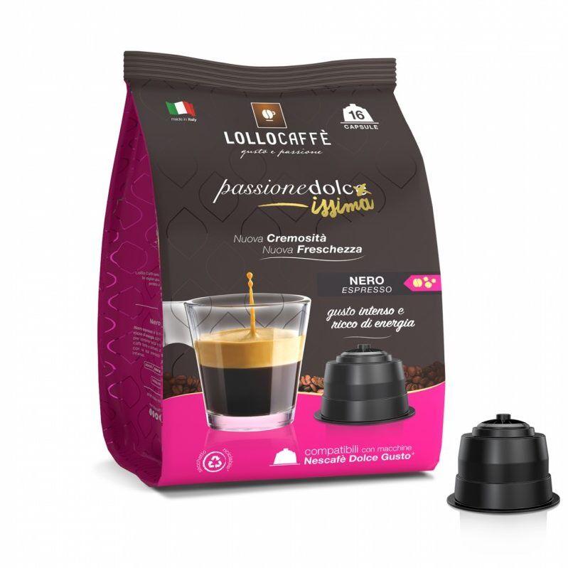 Lollo Caffe Kapsule za kafu Dolce Gusto Nero, 16 kapsula
