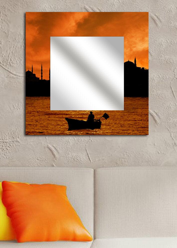 Wallity Ogledalo MA-36, 50x50 cm, Šareno