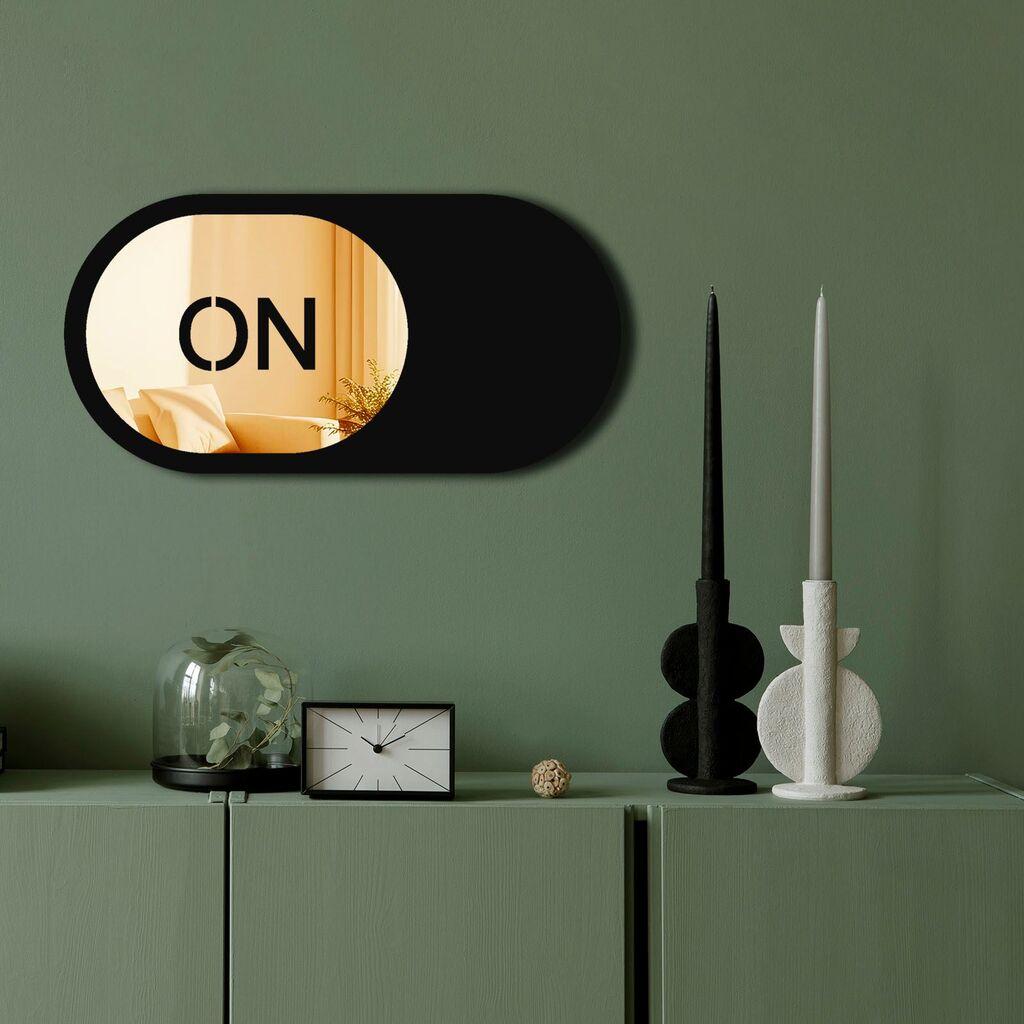 Wallity Ogledalo Ozgl510, 60x30 cm, Zlatne boje