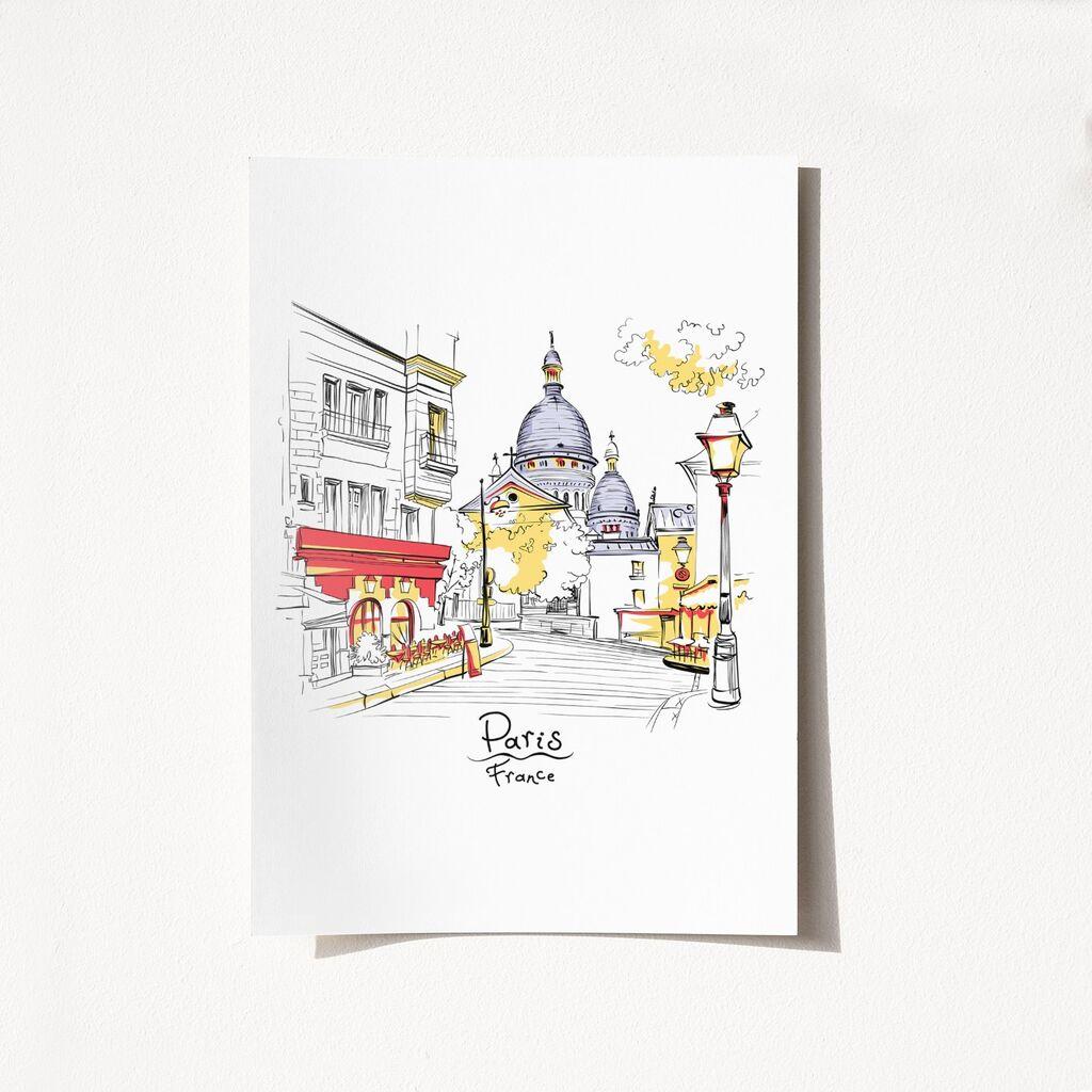 Wallity Poster France-2033, 21x29,7 cm