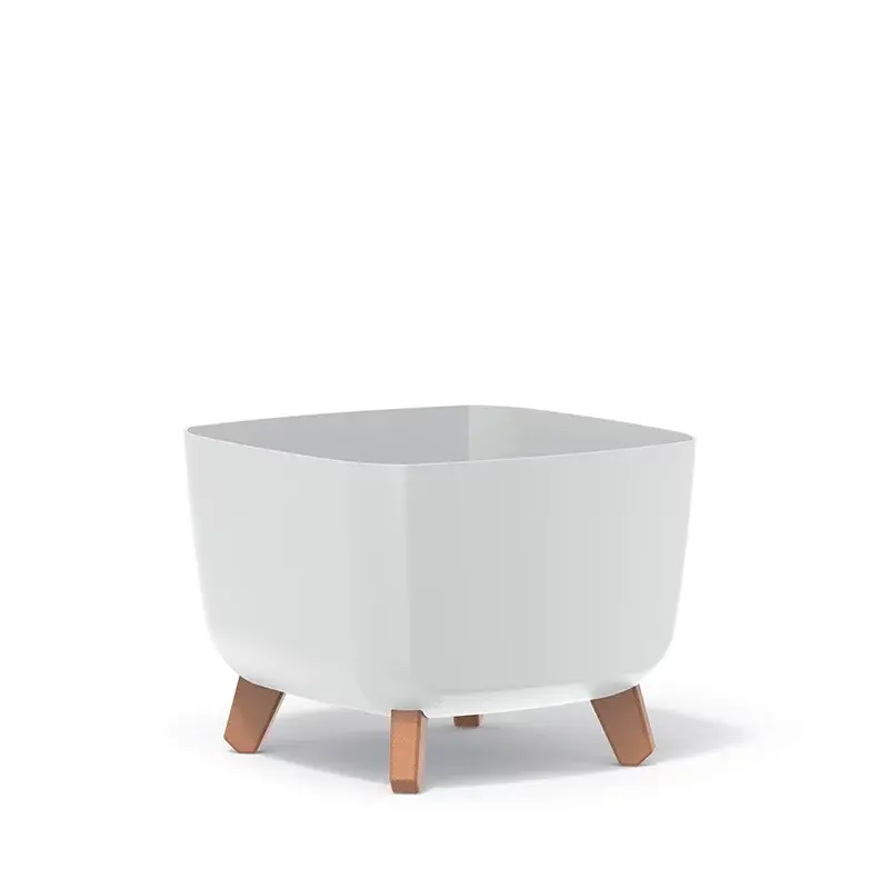 Gracia Dekorativna saksija Square QL300, Bela