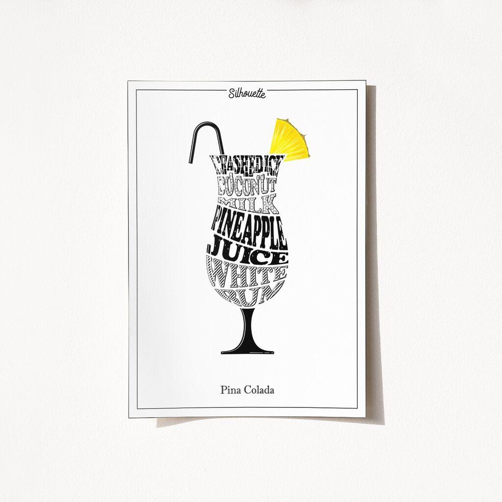 Wallity Poster Pina Colada-2048, 50x70 cm