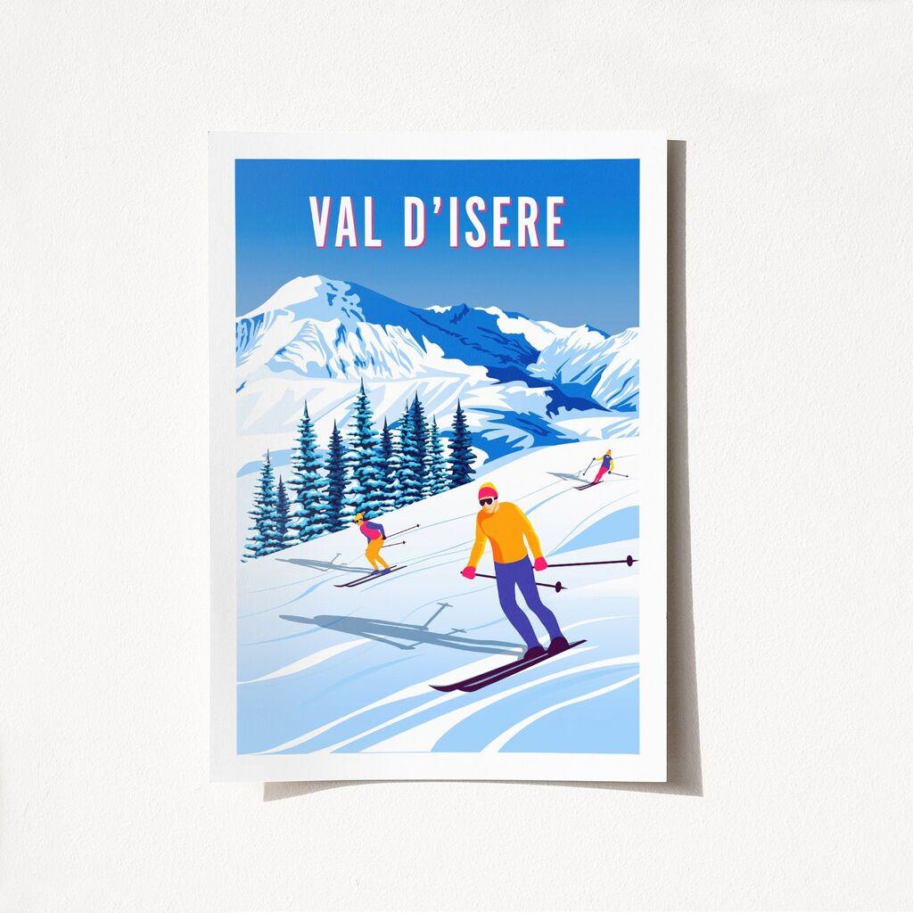 Wallity Poster Val D'Isere-2005, 42x59,4 cm