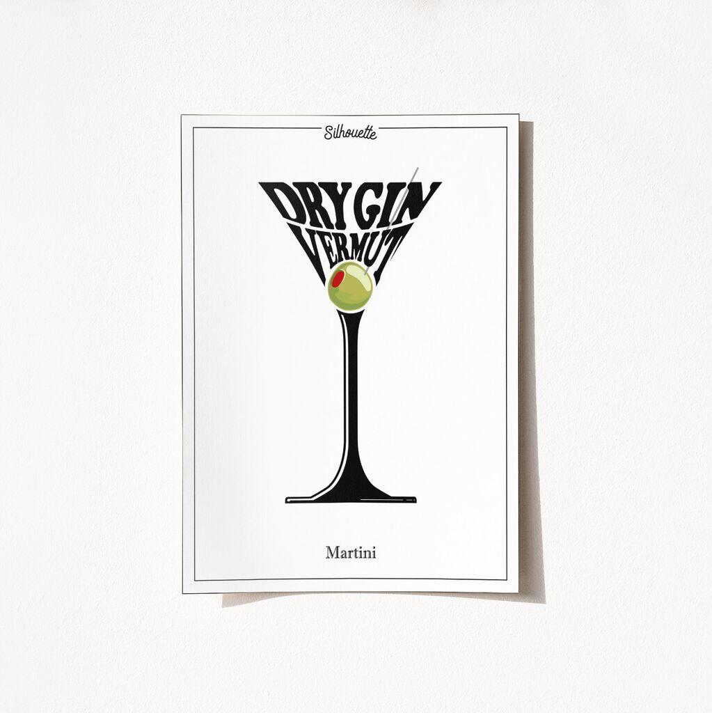 Wallity Poster Martini-2046, 29,7x42 cm