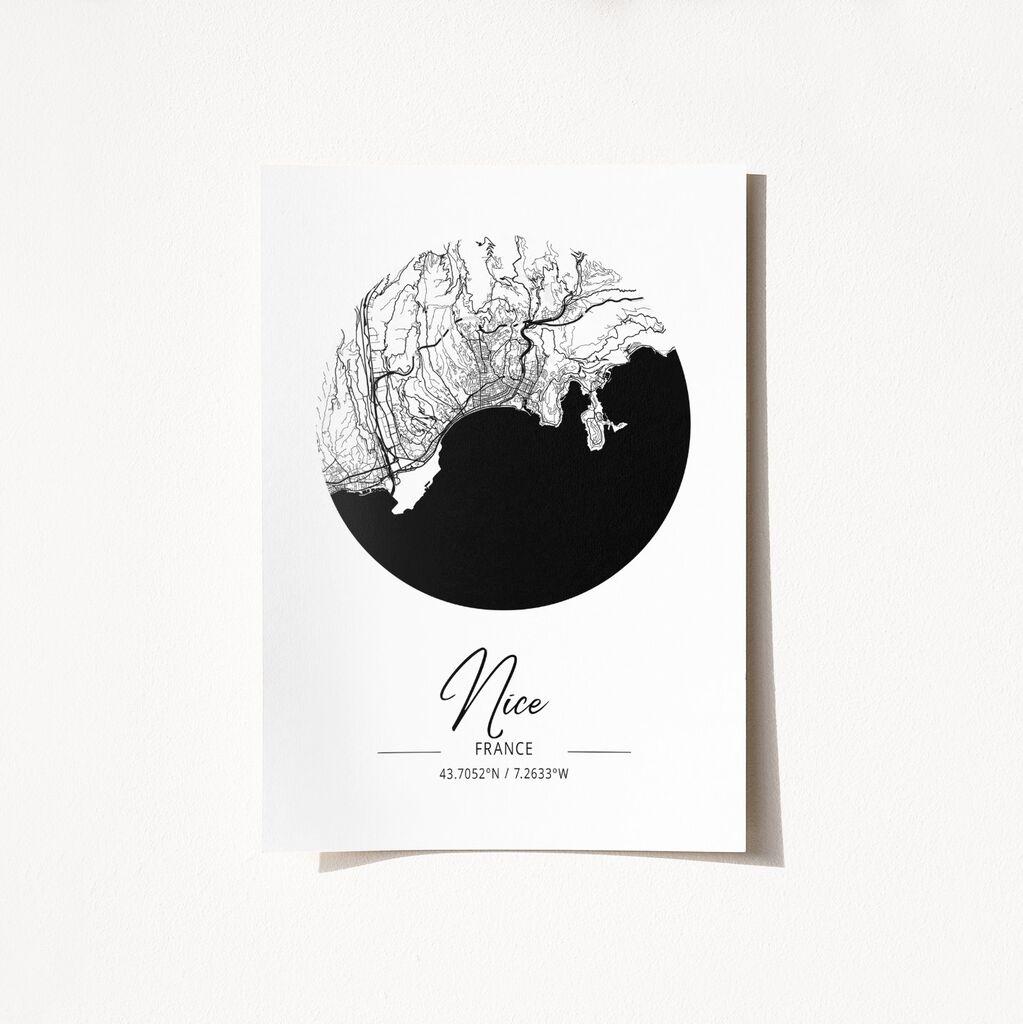 Wallity Poster France Nice-2069, 42x59,4 cm