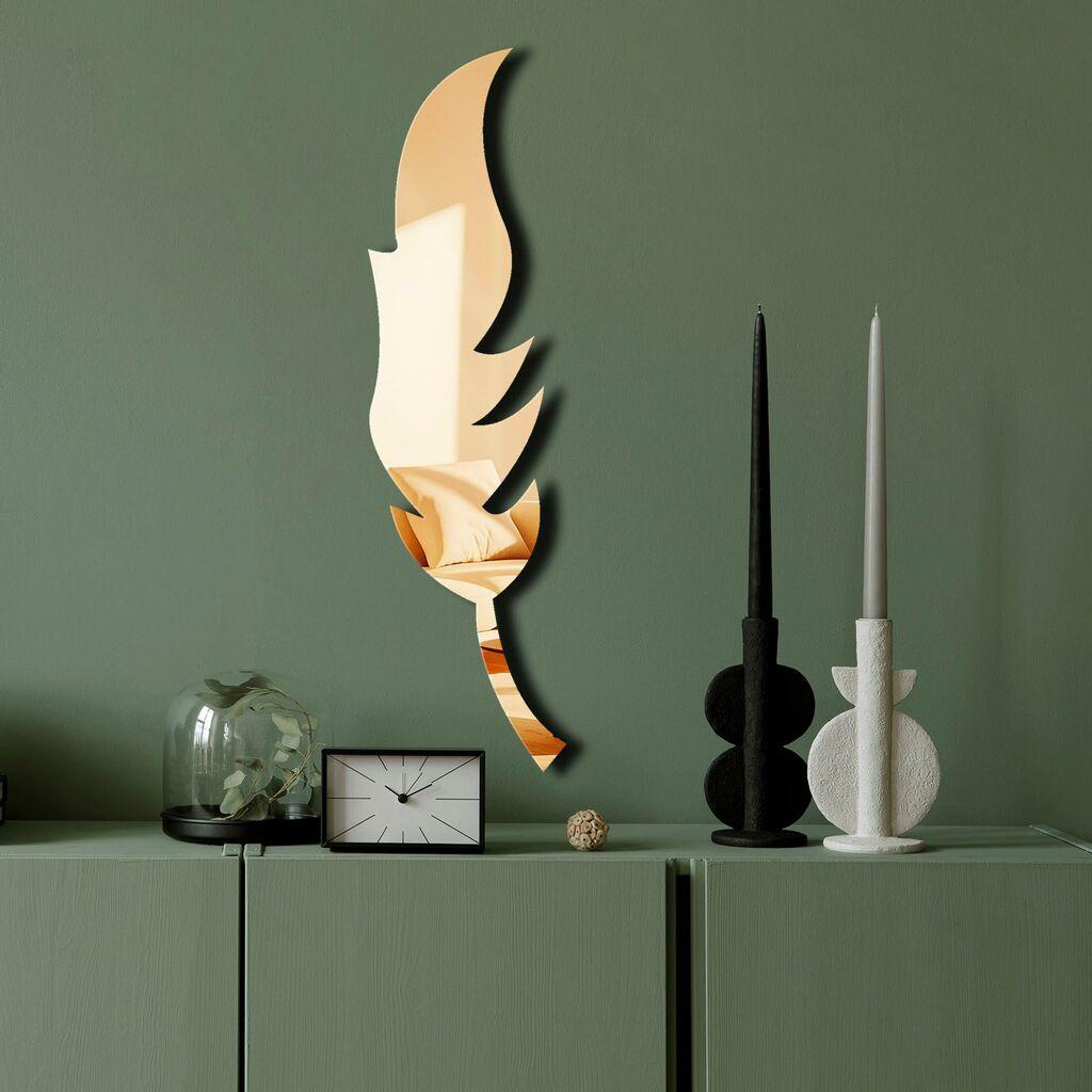 Wallity Ogledalo Ozgl524, 18x65 cm, Zlatne boje