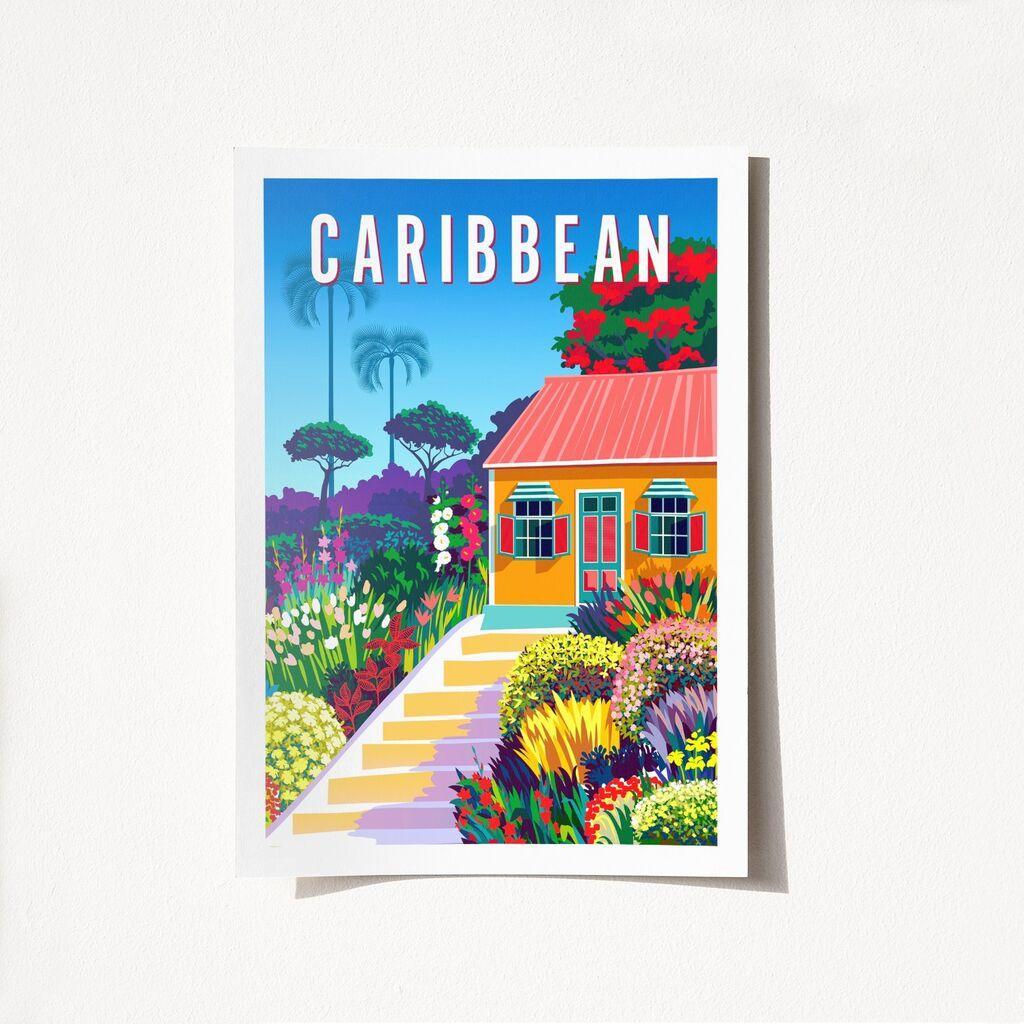 Wallity Poster Caribbean-1998, 50x70 cm
