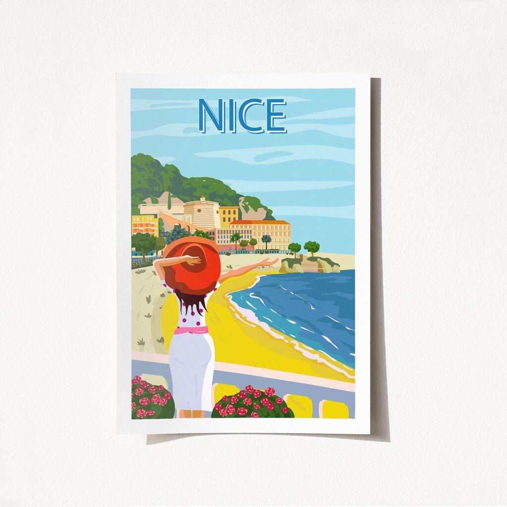 Wallity Poster Nice-1996, 42x59,4 cm