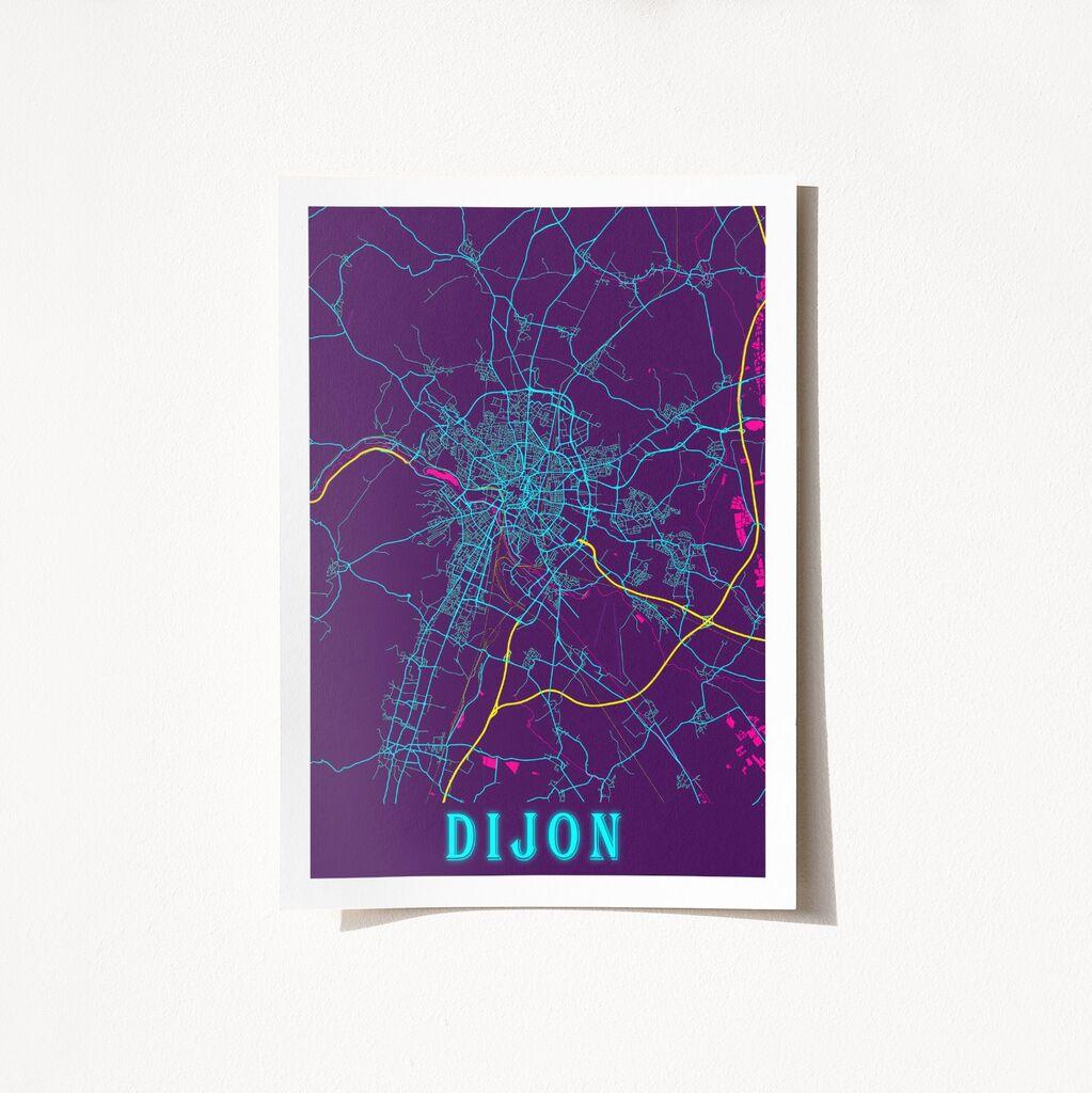 Wallity Poster Dijon-2063, 29,7x42 cm