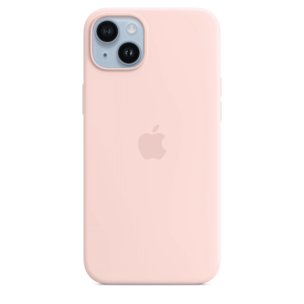Apple Silikonska maska za iPhone 14 sa MagSafe-om, Roze