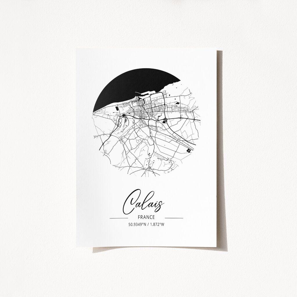 Wallity Poster France Calais-2079, 42x59,4 cm