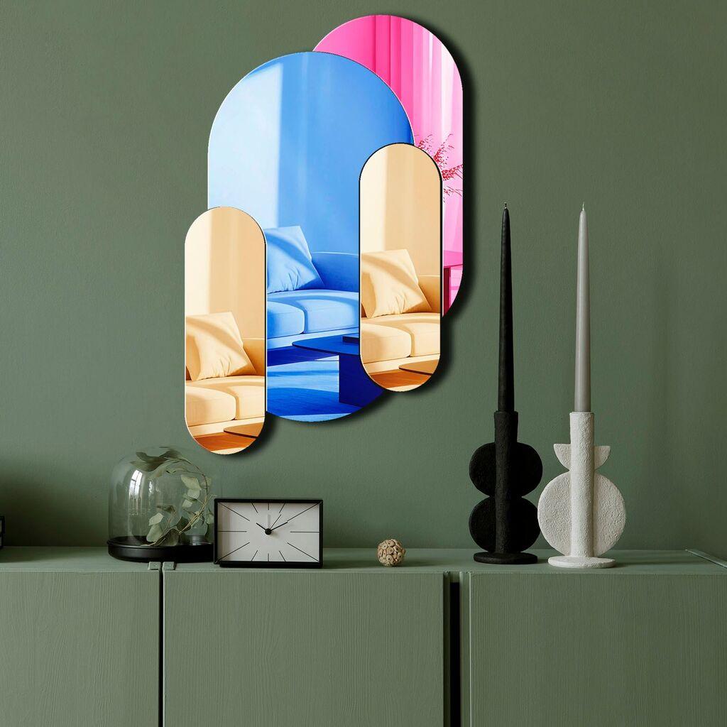 Wallity Ogledalo Ozgl512, 34x53 cm, Šareno