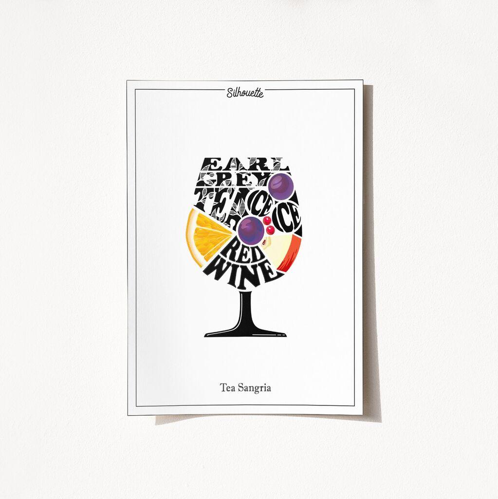 Wallity Poster Tea Sangria-2054, 21x29,7 cm