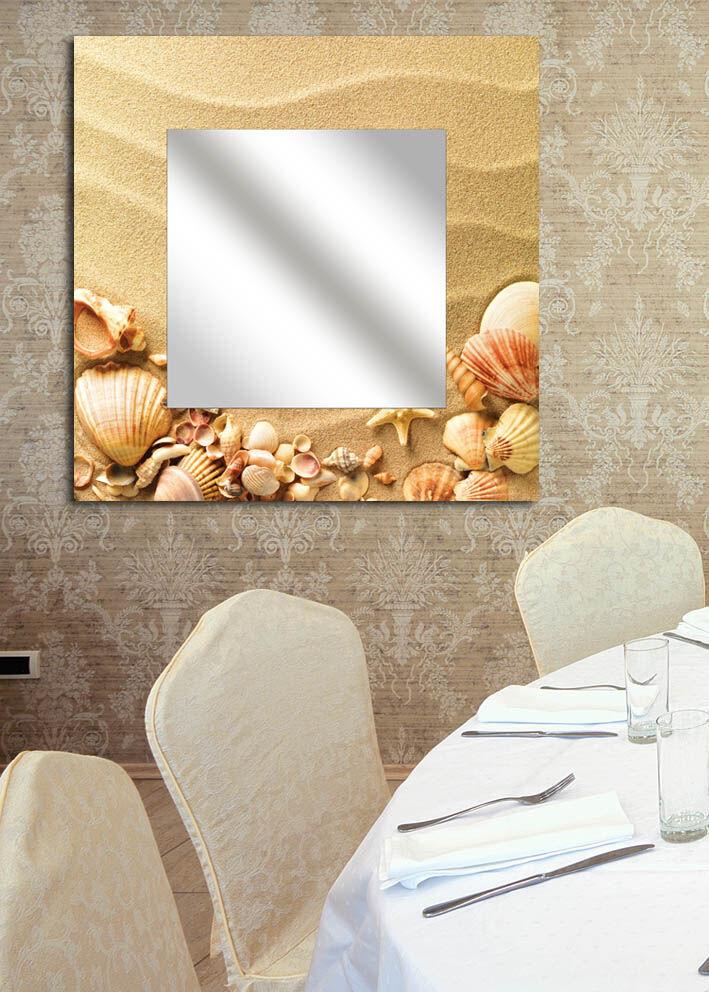 Wallity Ogledalo MA-38, 50x50 cm, Šareno