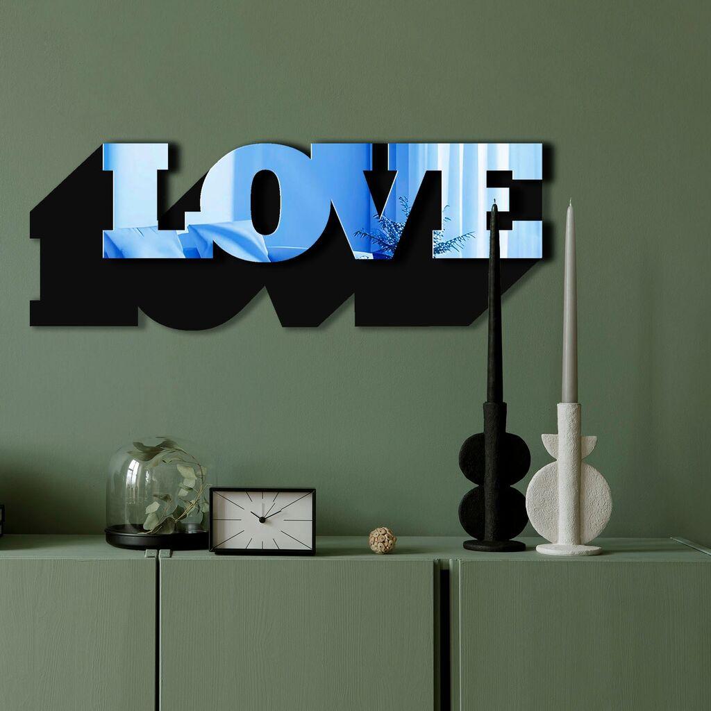 Wallity Ogledalo Ozgl515, 70x25 cm, Plavo