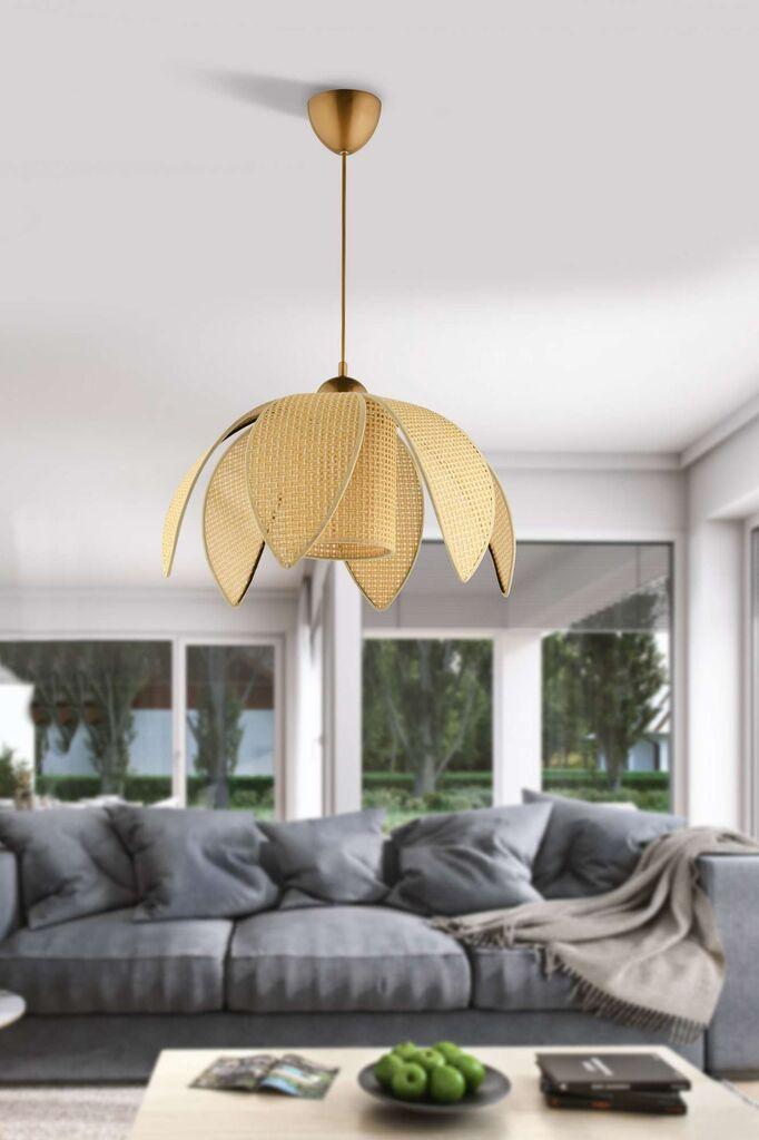 Opviq Luster 64895, Bež-zlatne boje