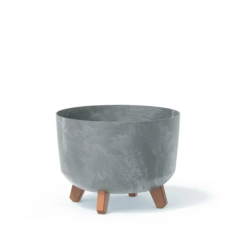 Gracia Dekorativna saksija Beton Effect L300E, Siva