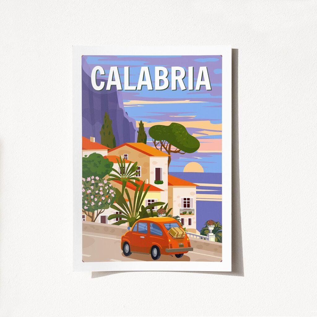 Wallity Poster Calabria-2021, 21x29,7 cm