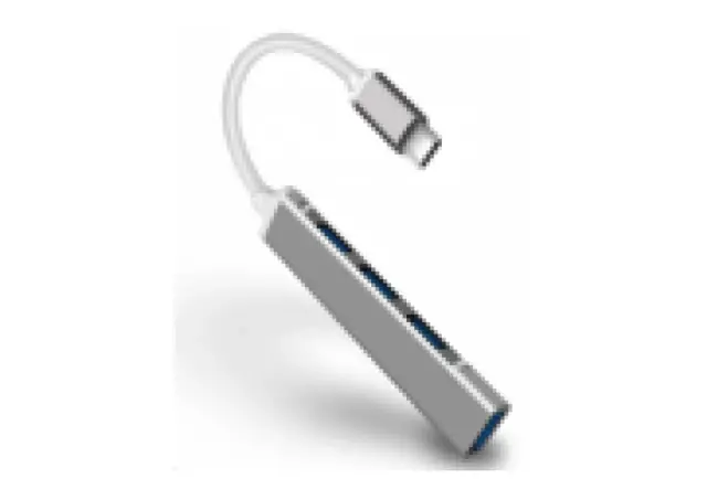 Stars Solutions USB Hub, 4 porta USB - C na USB 3.1, Sivi