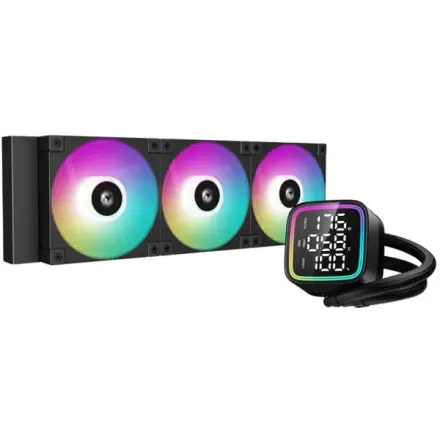 CPU Hladnjak DeepCool LD360 R-LD360-BKMSN-G-1, ARGB, LCD ekran, Crno