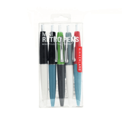 Klikermat Set hemijskih olovki Mini Retro, 5 komada