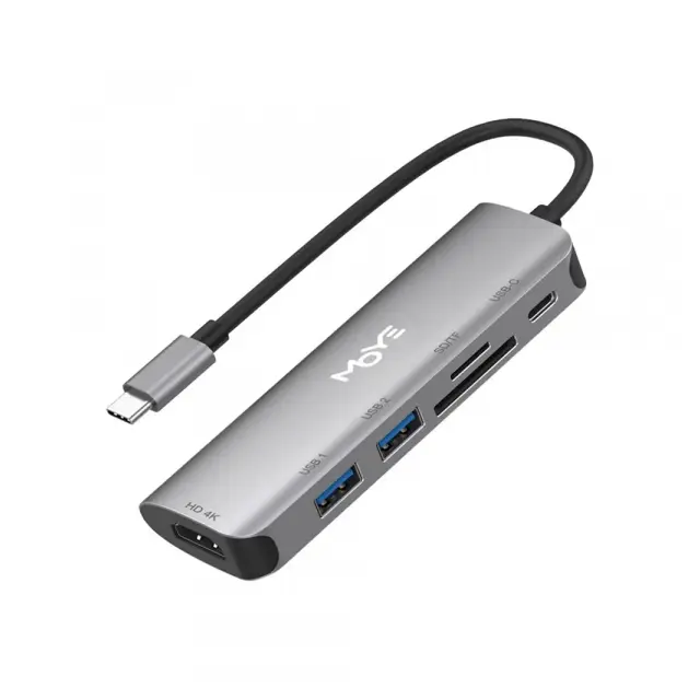 MOYE USB Hub Core Multiport X6 Series, USB C